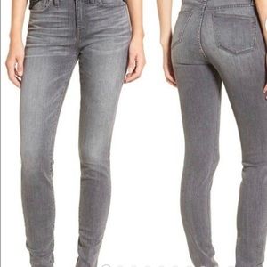 Madewell 9” high rise skinny jeans